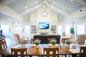 Kitchen and dining area